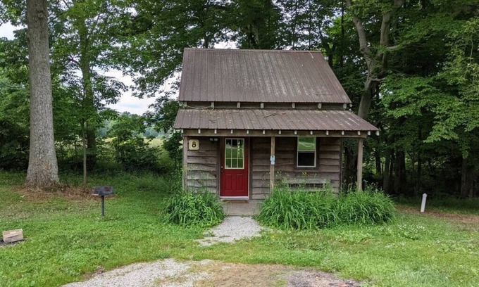 Helmsburg Cabin | "Hippy Hill" Deluxe Camping Cabin #8 Pet Friendly