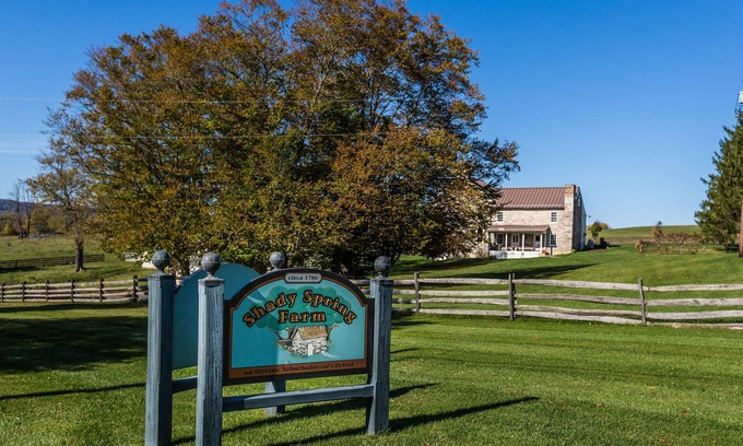 Harrisonville House | Historic ca.1793 Stone Home on beautiful rolling farmland