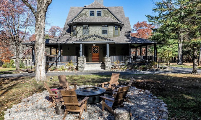 Mamakating Park Historic District House | Historic Catskills Retreat - Sun deck, hammock, fire pit - 90 minutes from NYC