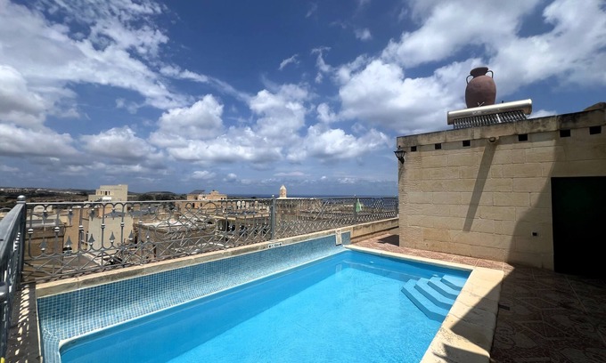 Nadur Other | Historic Farmhouse with Courtyard, Kitchen Terrace and Rooftop Pool