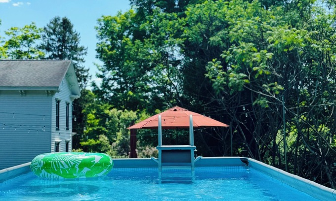Delancey Cottage | Historic Victorian Farmhouse: Dog-Friendly, Private Pool & Mountain Views