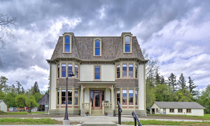 Quilcene Villa | Historic, Victorian Villa w/Park On-Site