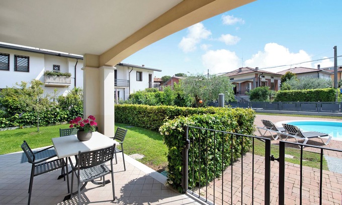 Desenzano del Garda Apartment | Holiday Apartment 'Katy Lake Salvia' with Shared Pool, Private Terrace & Wi-Fi