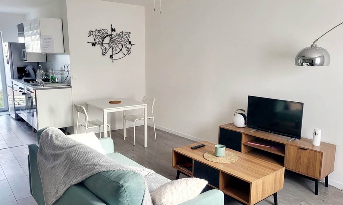 Saint-Laurent-Nouan Apartment | Holiday Apartment "Du Centre" with Private Terrace & Wi-Fi