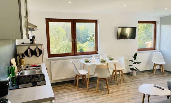 Klingenthal Apartment | Holiday apartment mountain view