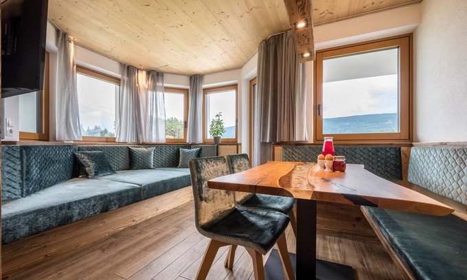 Terento Apartment | Holiday Apartment 'Forchnerhof Apt 2' with Mountain View, Shared Garden & Wi-Fi