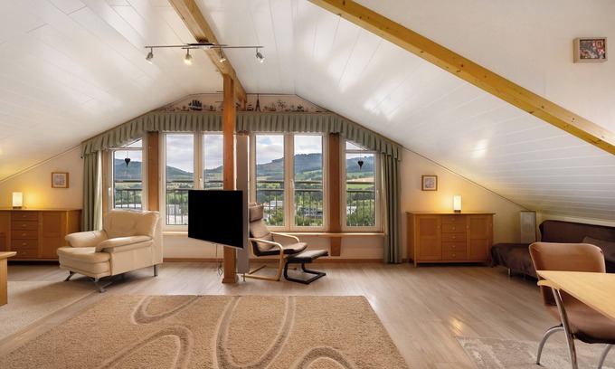 Olsberg Apartment | Holiday Apartment 'Panoramablick' with Sauna, Mountain View, Private Terrace and Wi-Fi