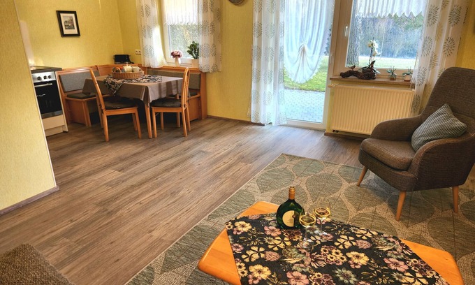 Iphofen Apartment | Holiday Apartment 'Scheurebe' with Private Balcony, Shared Terrace and Shared Garden