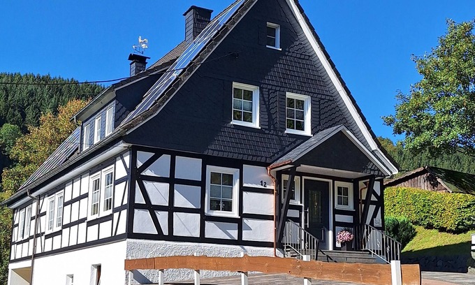 Nordenau Apartment | Holiday Apartment 'Zur Basemicke' with Private Terrace and Wi-Fi