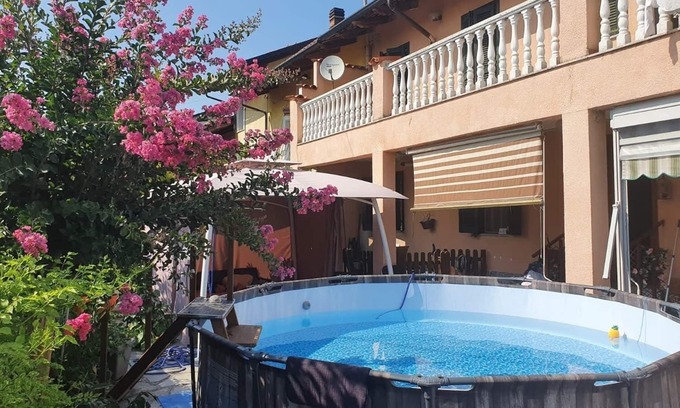 San Sebastiano da Po Apartment | Holiday Home 'Mara' with Private Pool, Private Terrace and Wi-Fi