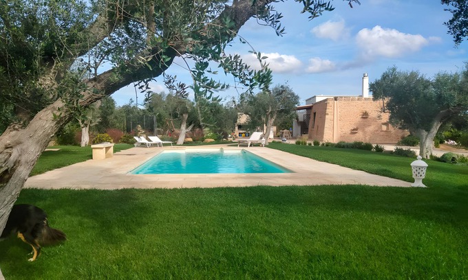 Andrano House | Holiday Home 'Ginevra By Salentoltremare' with Shared Pool, Wi-Fi and Air Conditioning