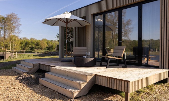 Zeewolde House | Holiday Home in Forest with Whirlpool
