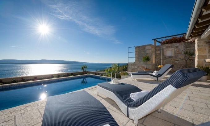 Murvica House | Holiday Home in Murvica with Seaview, Terrace, Air condition, WIFI (3756-1)