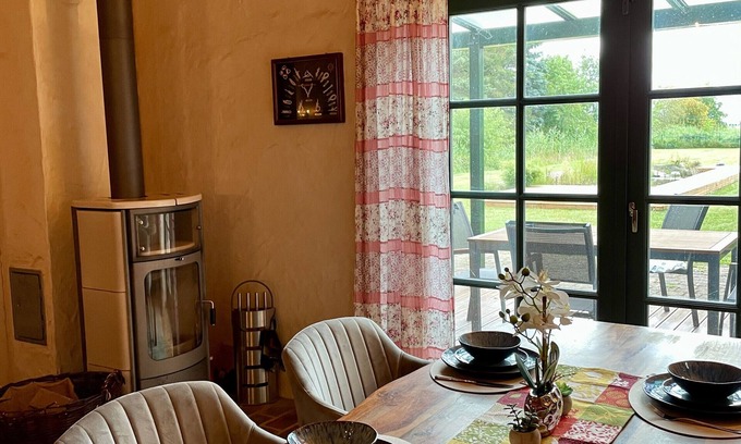 Karlshagen House | Holiday Home 'Landhaus Karlshagen Peeneblick' with Terrace, Garden and Wi-Fi
