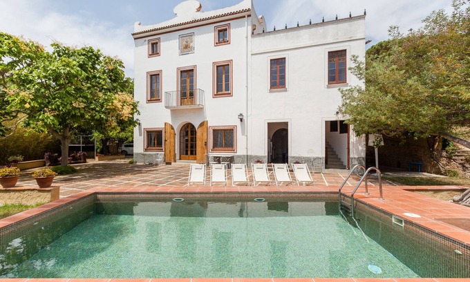 Canet de Mar House | Holiday Home 'Masia Sant Miquel' with Private Pool, Private Terrace and Wi-Fi