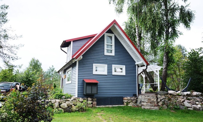 Parchowo House | Holiday Home near Lake Mausz with Sauna