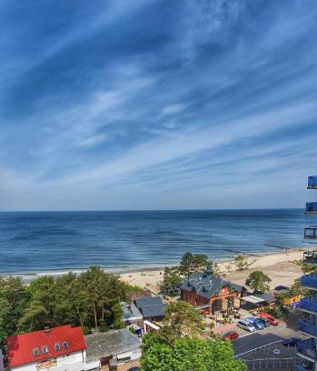 Miedzyzdroje Apartment | Holiday Home SLAVIA NEW 601 z balkonem przy plaży