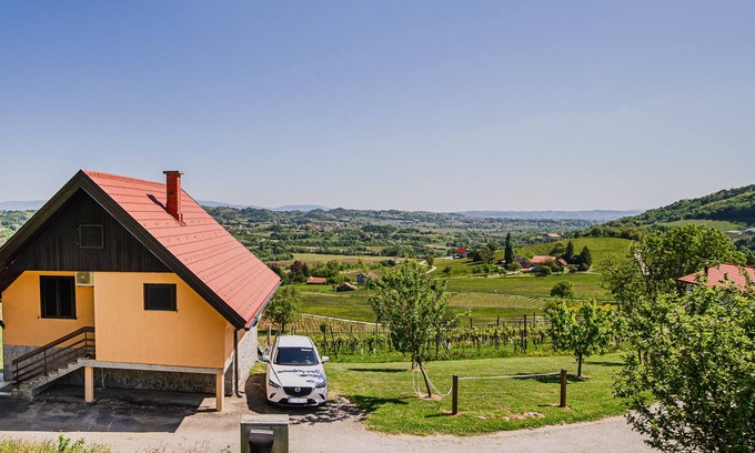 Brezice House | Holiday Home Vinea with Bizeljsko wineyards view