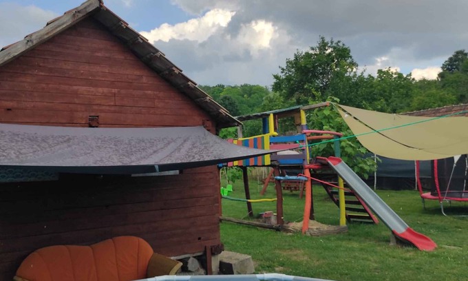 Kereki House | Holiday home with WiFi, whirlpool, infrared sauna, pool and children's playground