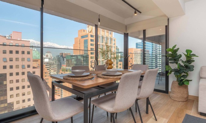 El Golf Apartment | HOM | Cerca al Mall CostaneraCenter 5PAX LasCondes