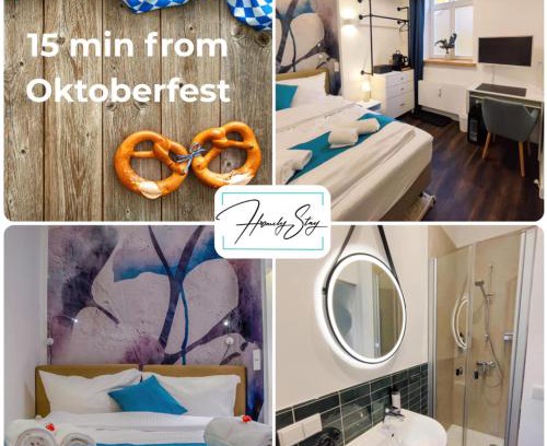 Obergiesing Apartment | HOMELY STAY Studio 1 - Small and cozy Self-Check-In Room in Munich