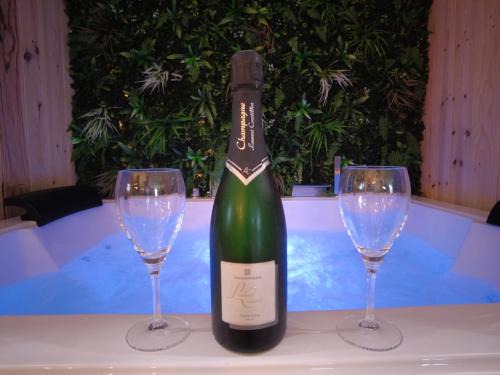 Reuilly Apartment | HOTEL DU BERRY - Loveroom avec Sauna, Hammam, Jacuzzi privatifs