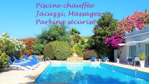 Bormes-Les-Mimosas Hotel | Hotel Les Jardins de Bormes, sauna & jacuzzi