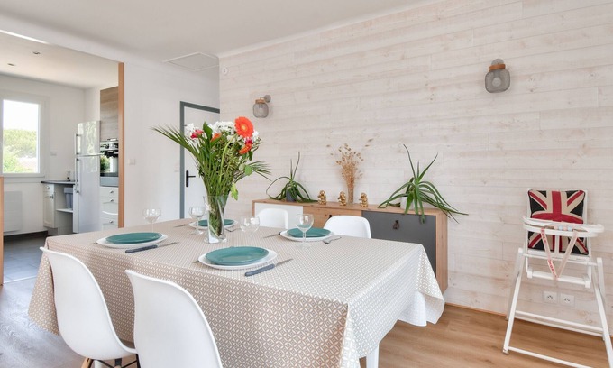 Fromentine Ski Chalet | House for 5 - Terrace - La-Barre-de-Monts