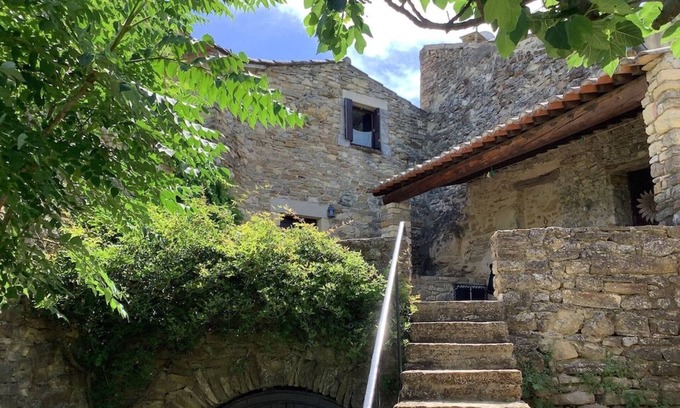 Saint-Andre-d'Olerargues Cottage | House with pool and a fantastic view