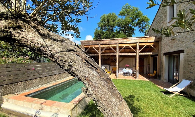 Saint-Papoul Cottage | House in Saint Papoul , in the Aude Cathar country : « La Grange » to sleep 10 p