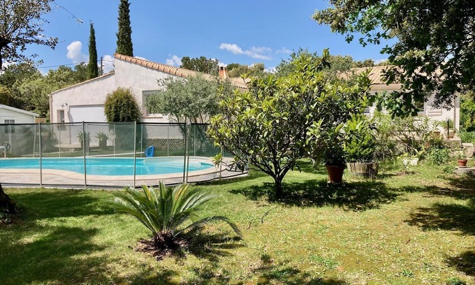 Ventenac-Cabardes Villa | House under the pines with private pool, 10 min from Carcassonne