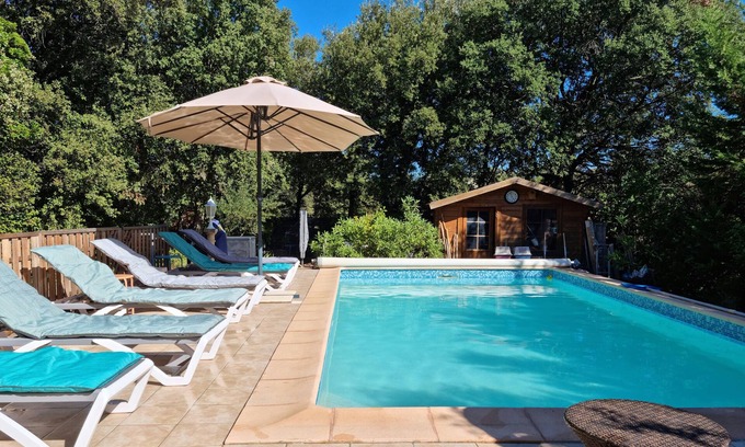 Argilliers House | House with pool and spa, ideal for families and couples