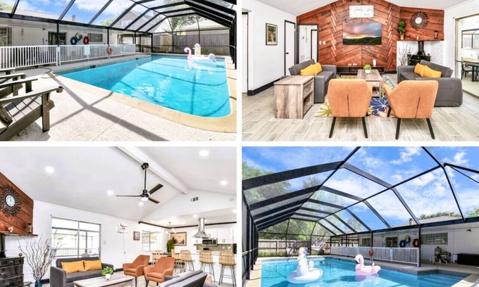 Clodine House | Houston Cozy Staycation with Covered Private Pool