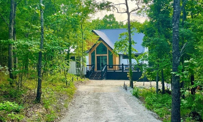 Broken Bow Cabin | Hygge Hill – Secluded Scandinavian Modern Cabin with Hot Tub & Firepit