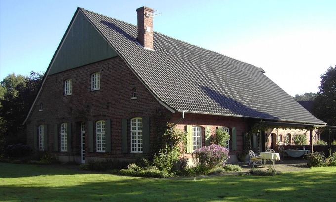 Bocholt Other | Idyllic old farmhouse by the pond with large garden and loggia
