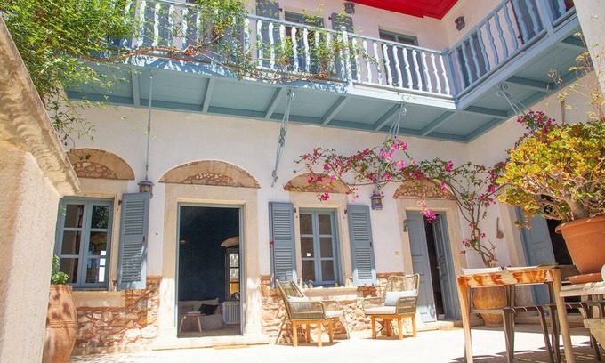 Sitia House | Idyllic town villa in Sitia with sea views, 4-minute walk to the beach