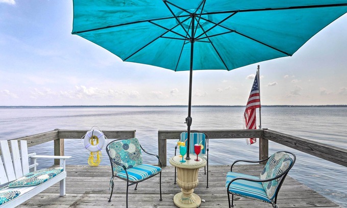 Summerton House | Idyllic Waterfront Escape w/Private Boat Dock!