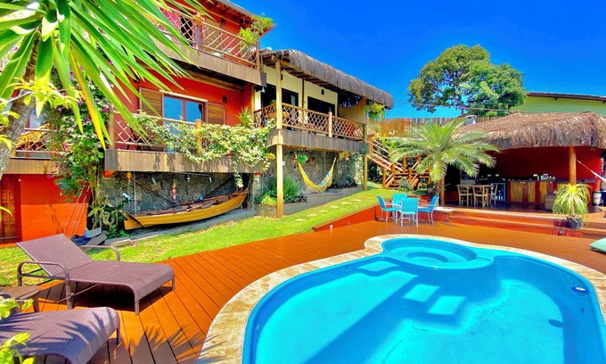 Veloso House | If paradise exists, it can't be far away! A playful window on the sea!
