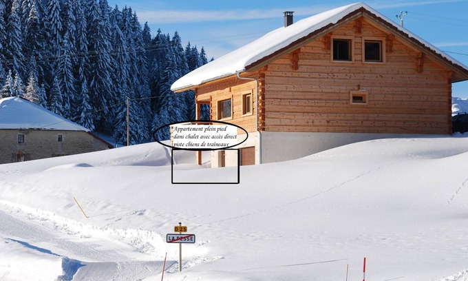 La Pesse Apartment | In a chalet - apartment - sleeps 4 La Pesse JURA