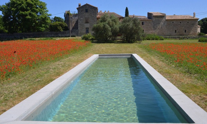 Uzes House | In Uzès, quiet, loft in independent 18th century mill with 15mx3m swimming pool