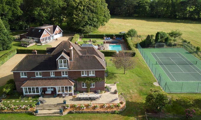 Heathfield House | Incredible Country House & Cottage, Huge Garden, Pool & Tennis @OldGlebeWaldron