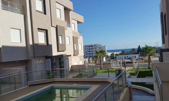Sousse House | Independent triplex with shared swimming pool @ Residence Tilel