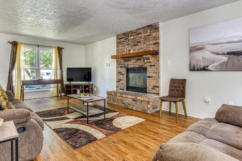 Acton House | Indianapolis Home with Fire Pit and On-Site Fishing!