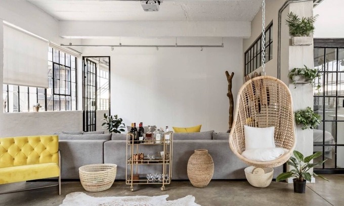 Downtown Johannesburg Apartment | Industrial Chic Loft With Views From a Rooftop Terrace
