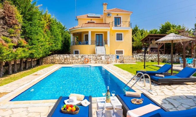 Kaligata Villa | Ionian Blue - Three Bedroom Villa, Sleeps 7
