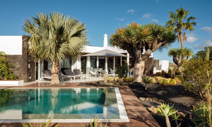 Tias Villa | IRAZÚ | Private Villa with Magnificent Cactus Garden and Direct Ocean Views