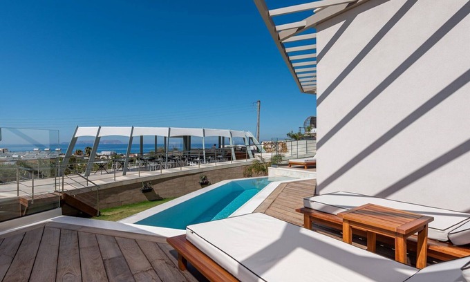 Anissaras House | ISholidays Joy - 2 Bedrooms Sea View Villa with Private Pool