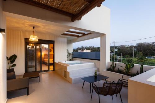 Adelianos Kampos Apartment | Isla Luxury Apartments - Private Hot tub - 100m from beach