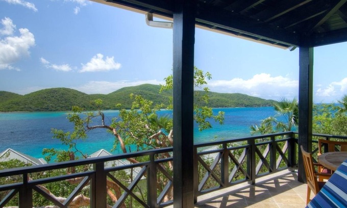 Scrub Island Apartment | Island Retreat with Private Terrace and Ocean Views Near Secret Sandy Beaches