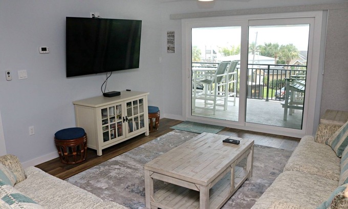 St. Augustine Beach Apartment | Island South 35 Ocean Views Updated 2 Bed/2 Bath